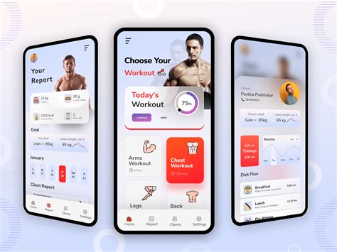 Workout App | Workout Tracker App on Behance