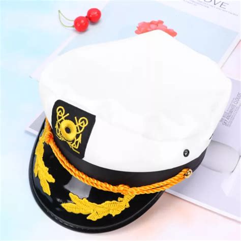 Navy Sailor Hat Sailor Gob Hat Us Navy Hat Adult Navy Cpatain Hats £8