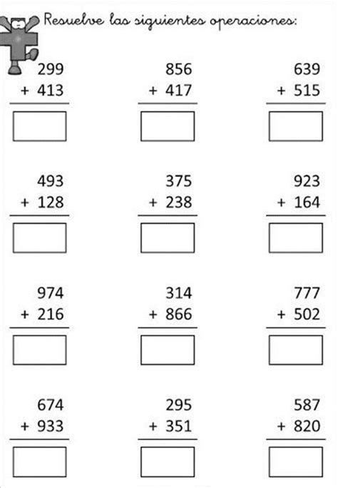 100 Fichas De Sumas Variadas Listas Para Imprimir Orientacion Andujar 100 Fichas De Sumas Y