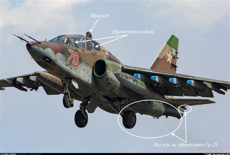Визуальные различия самолётов семейства Су-25 | Пикабу