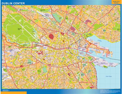 dublin downtown karta vaggkartor