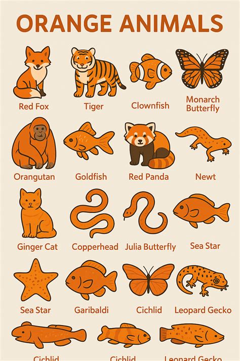 Orange Animals World Deer