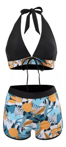 Sexy Cintura Alta Con Abertura Traje De Baño Mujer Bikini Cuotas sin interés