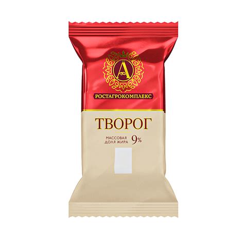 Творог 9%, А.РОСТАГРОКОМПЛЕКС, 180 г - купить с доставкой по выгодным ...