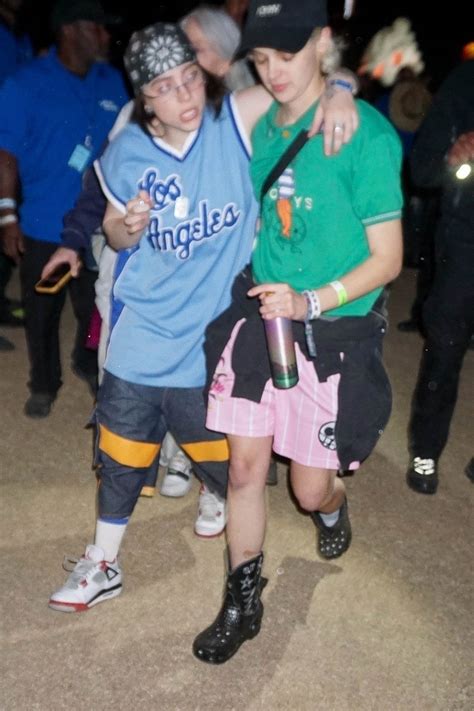 Billie Eilish With Ava Capri During No Doubt's Set at Coachella in