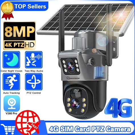 EpiCard Cam Ras Solaires Objectif Pour Touristes 4K 8MP Permission Sans