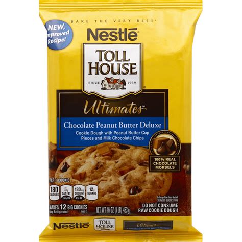 Toll House Cookie Dough, Chocolate Peanut Butter Deluxe (16 oz) - Instacart