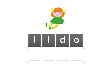 Learning Stars 1 Unit 3 My toys - Anagram