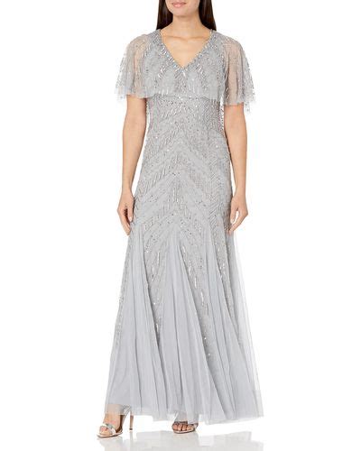 Beaded Capelet Gowns For Women Up To 55 Off Lyst