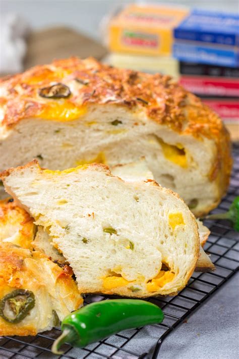 Jalapeno Cheddar Bread Spicedblog