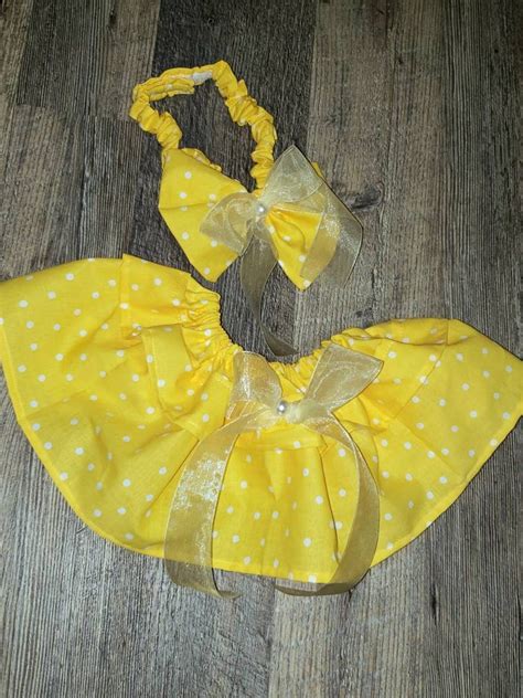 Miniature Pig Bikini Mini Pig Yellow Polka Dot Bikini Pot Etsy