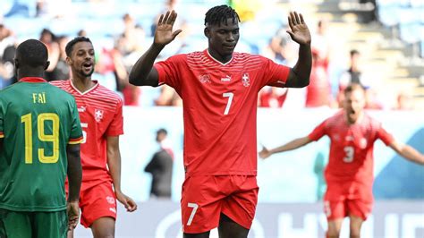 Fifa World Cup Switzerland Vs Cameroon Breel Embolo Scores