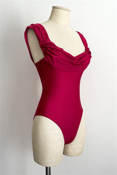 CHANTAL THOMASS 1992 Hot Pink Swimsuit XS S Emerieu