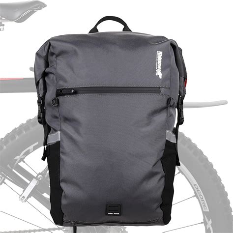 Rhinowalk Bolsa Impermeable Para Bicicleta Alforja Trasera De L Para