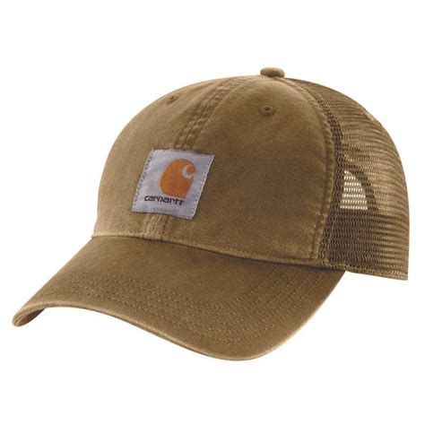 Carhartt Canvas Mesh Back Ball Cap Khaki One Size Fits All 100286