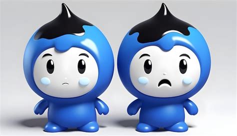 blue eyes xigua cartoon character images    freepik