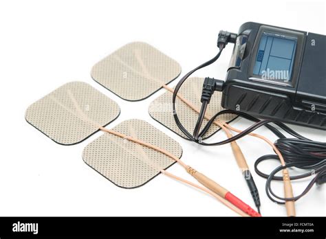 Tens Unit Medical Equipment For Physical Therapy Stock Photo Alamy
