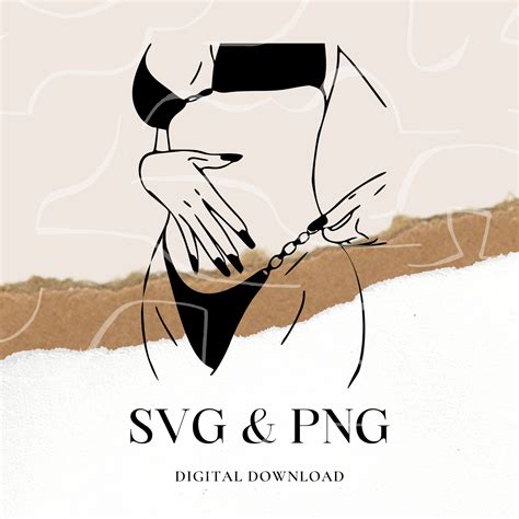 Bikini Season Svg Summer Vibe Svg Beach Vibe Svg Silhouette Svg Curvy Female Sexy Svg