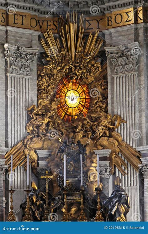 Saint Peter Bronze Statue Saint Peter`s Basilica Vatican Rome It