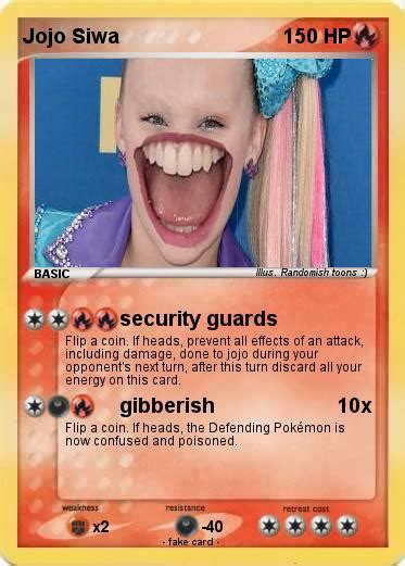 Pokémon Jojo Siwa 28 28 Security Guards My Pokemon Card