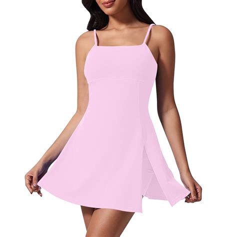 biudgviw Tennis Dress for Women Spaghetti Strap Athletic Jumpsuits