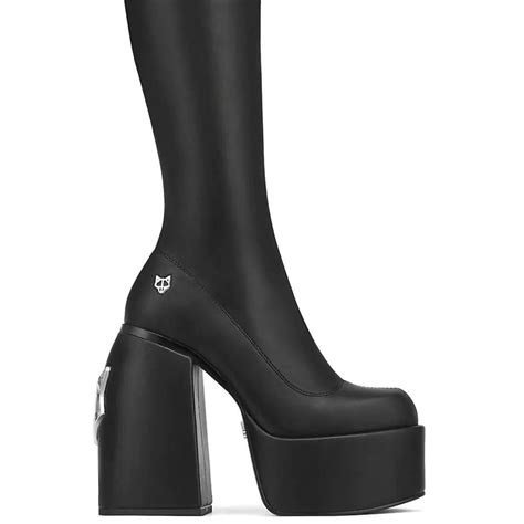 Naked Wolfe Boots Spice Black Worn Once Inside Depop