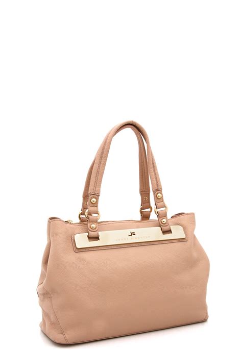 Bolsa Couro Jorge Bischoff Detalhe Frontal Nude Compre Agora Dafiti Brasil