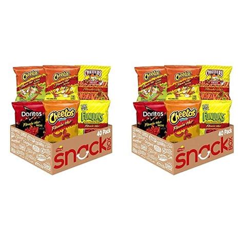 Frito Lay Flamin Hot Mix Flavor Single Serve Cheetos Doritos Chester S Funyuns Variety