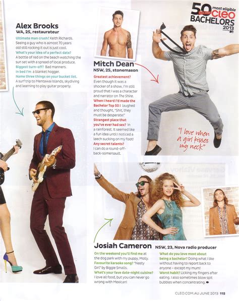 Sunny Girl Sunny Girl Featured In Cleo June Issue Super Hot Bachelor Issue