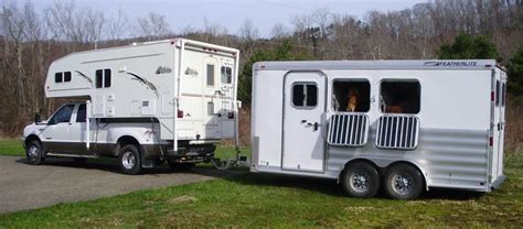 Happy Trails Horse Trailer And Truck Camper Truck Camper Magazine