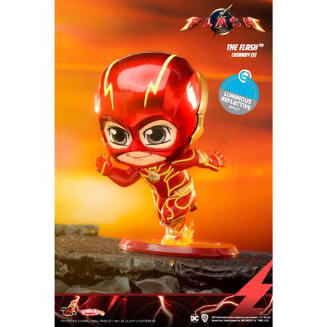 Hot Toys ฟกเกอรของสะสม COSB1016 The Flash The Flash Cosbaby S Shopee Thailand