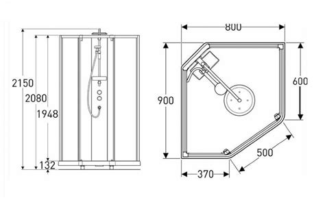 Купить Душевая кабина Ido Showerama 10-5 80х90 белый профиль,прозрачные ...
