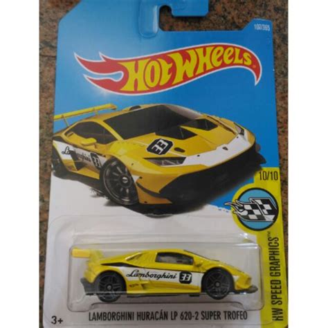 Hot Wheels 風火輪 Lamborghini Huracan LP Super Trofeo 黃色版 蝦皮購物