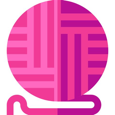 Wool Ball Basic Straight Flat Icon