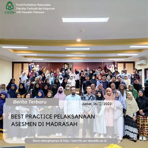 Best Practice Pelaksanaan Asesmen Di Madrasah Menilai Secara Objektif