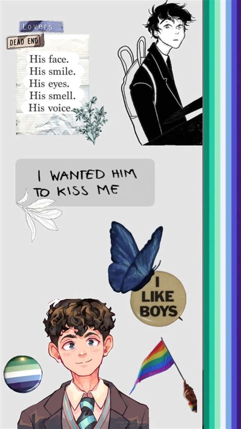 Myfirstshuffle Gay Sticker Lgbt Pride Art Alice Book