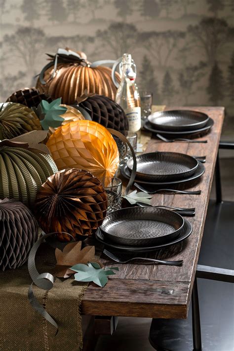 Fall Table Arrangements Fall Dining Room | Brooklyn Limestone