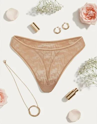 Bombacha Tanga Colaless Color Sweet Latte Nude By Rihanna Cuotas sin interés