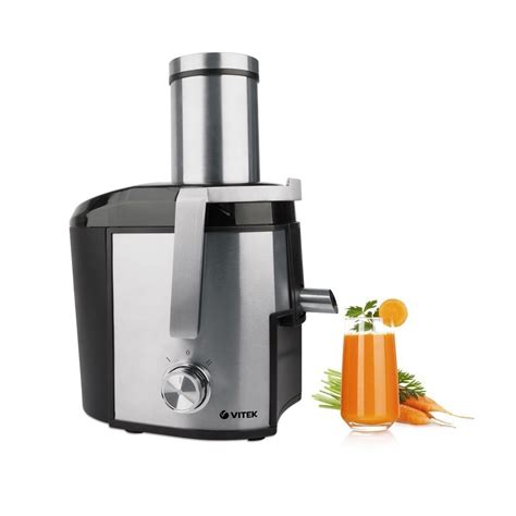 Купить Соковыжималка Vitek VT-3667, 1500 Вт, 2 скоростных режима | Мелеон