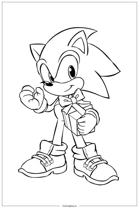 Sonic Imagem Para Colorir - 7