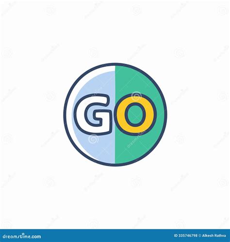Vector Icon Designed for Symbol Represents of the Go Stock Illustration ...
