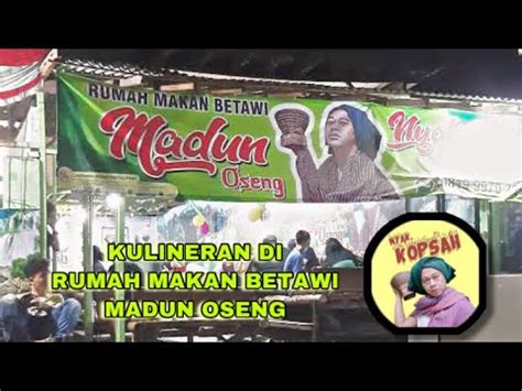 Nyobain Makan Di Rm Madun Oseng Youtube