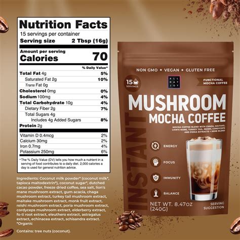 Mocha Mushroom Coffee Gives You Energy And Chocolate Without Jitters - RYZE Superfoods