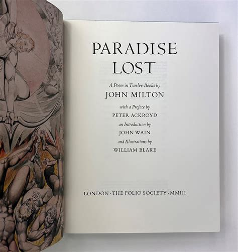 Milton Author Of Paradise Lost 1