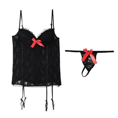 Sexy Womens Lingerie Nightwear Lady Teddy Babydoll Nightwear G String US EBay