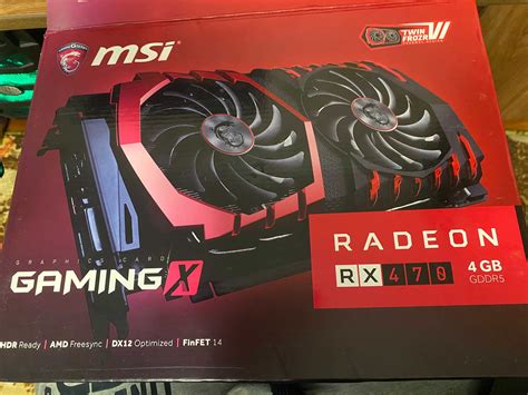 Продам ігрову відеокарту MSI Radeon RX 470 4Gb: 1 700 грн. - Настільні ...