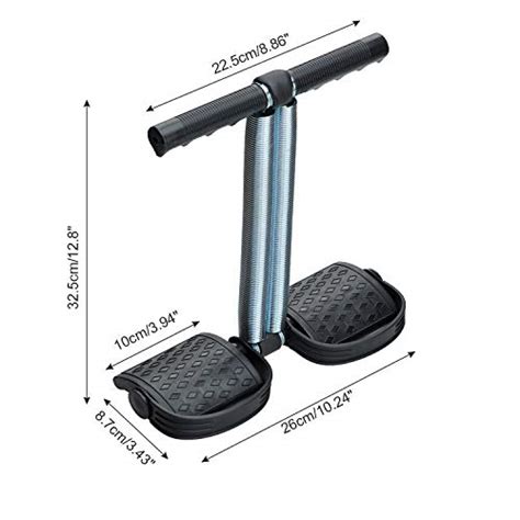 covvy elastic sit  pull rope dual spring tension foot pedal abdomen