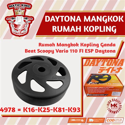 Jual Daytona Mangkok Rumah Kampas Ganda Kopling Beat Scoopy Vario 110