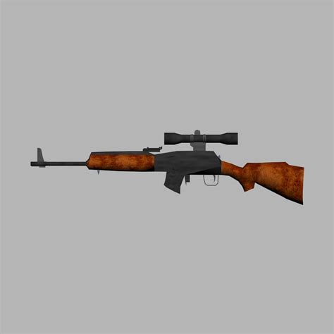 Free Sniper Rifle 3d Model