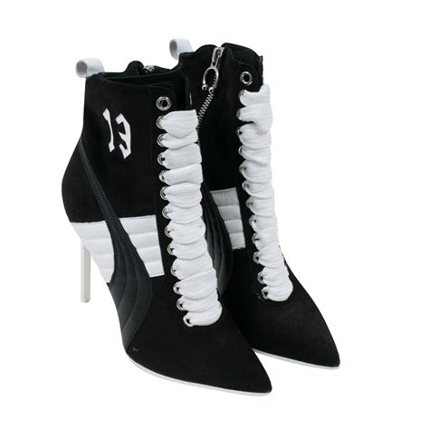 Suede Lace Up Sneaker Heels Boots/Booties – THE-ECHELON